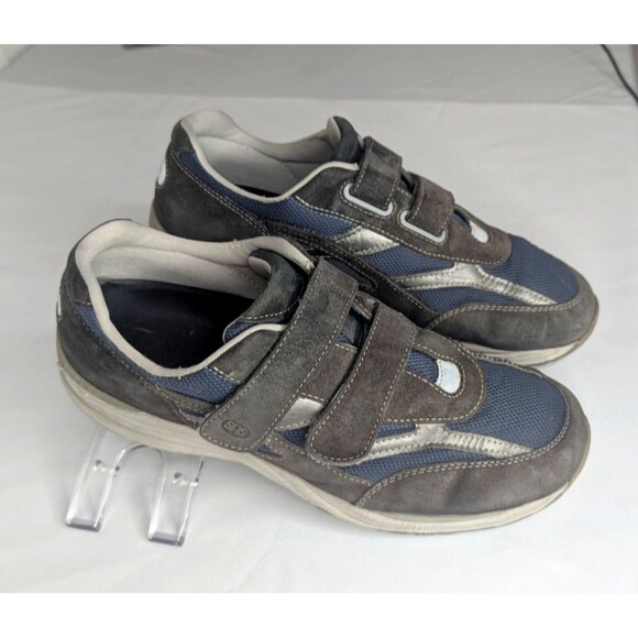 SAS Blue & Gray Men’s Sneakers  Easy Strap - 13.5 N, Pre-Owned main image 9